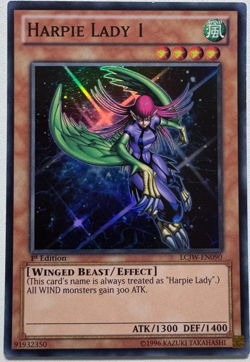 Harpie Lady 1 - LCJW-EN090 | 1st Edition Super Rare YuGiOh! TCG Card - Image 1
