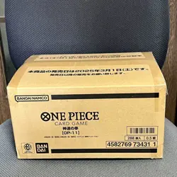 One Piece Card Game OP-11 A FIST OF DIVINE SPEED Sealed Case 12 Booster Box - Image 1
