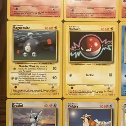 Pokemon Base Set Lot Of 12 Cards (1999) - Image 5
