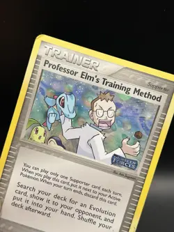 Stamped Professor Elm’s Training Method 89/115 - Pokemon Unseen Forces Card - MP - Image 2