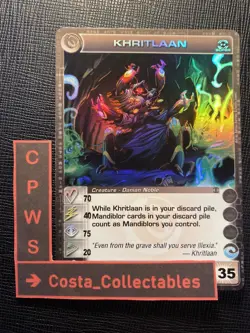 KHRITLAAN - MAX WISDOM - 70/40/75/20/35 - SUPER - CHAOTIC CARD - 1ST ED - NM - Image 1