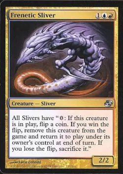 Frenetic Sliver -Foil Light Play MTG Planar Chaos - Image 1