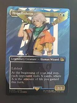 Hope Estheim Borderless Surge Foil Final Fantasy MTG Rare #541 - Image 1