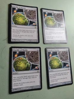 4 X Crucible of Worlds Fifth Dawn Regular - Image 2