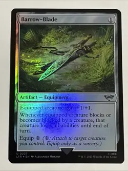 MTG Lord of the Rings Barrow-Blade Foil 0237 NM - Image 1
