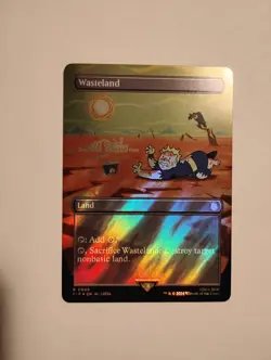 Wasteland (Borderless) (Surge Foil) Universes Beyond: Fallout Foil - Image 1