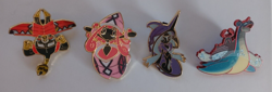 Pokemon Pins Guardian Deities Tapu Lulu Tapu Fini Tapu Bulu Lapras V Max - Image 1