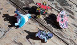Pokemon Pins Guardian Deities Tapu Lulu Tapu Fini Tapu Bulu Lapras V Max - Image 5