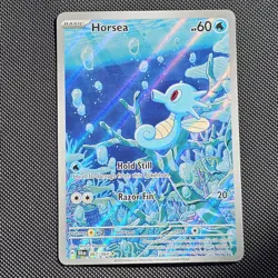 Pokemon TCG: Horsea 067/064 Shrouded Fable Illustration Rare [Near Mint] - Image 1