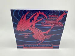 Pokemon TCG: Sword & Shield Darkness Ablaze Elite Trainer Box Sealed New! - Image 1