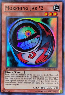 Morphing Jar #2 LCYW-EN240 Super Rare 1st Edition YuGiOh TCG Card - Image 1