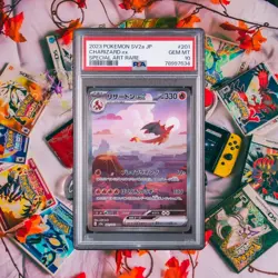 Charizard ex 201/165 Sv2a: Pokemon Card 151 Holo (Japanese) PSA 10 - Image 1