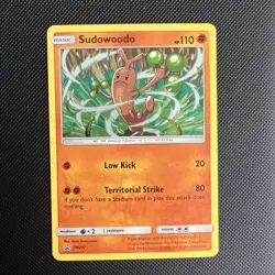 Pokemon TCG Sudowoodo SM207 Sun & Moon Holo Promo Trading Card - Image 1
