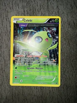 Celebi XY93 Holo Black Star Promo Pokemon Card - Image 1