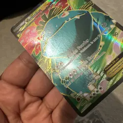 Venusaur EX 141/146 X & Y Base set Ultra Rare Full Art Holo Pokemon Card nm - Image 2