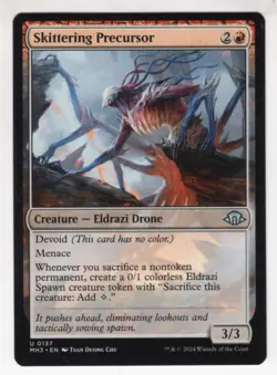 MTG Modern Horizons 3 Uncommon Card #137 Skittering Precursor - Image 1
