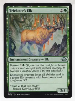 MTG Modern Horizons 3 Uncommon Card #175 Trickster's Elk - Image 1