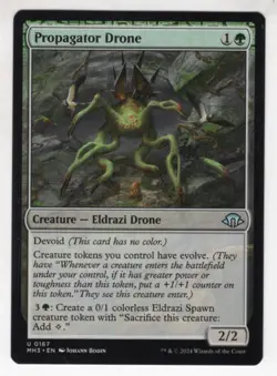 MTG Modern Horizons 3 Uncommon Card #167 Propagator Drone - Image 1