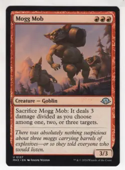 MTG Modern Horizons 3 Uncommon Card #127 Mogg Mob - Image 1
