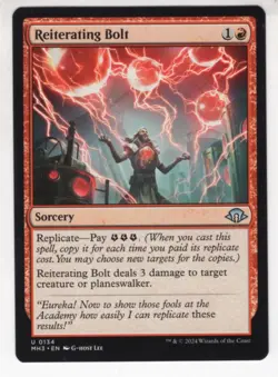 MTG Modern Horizons 3 Uncommon Card #134 Reiterating Bolt - Image 1