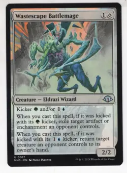 MTG Modern Horizons 3 Uncommon Card #17 Wastescape Battlemage - Image 1
