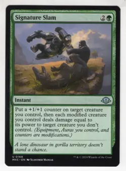 MTG Modern Horizons 3 Uncommon Card #168 Signature Slam - Image 1