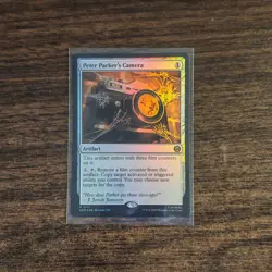 MTG Peter Parker's Camera Rare FOIL - NM/M Spider-Man - Image 1