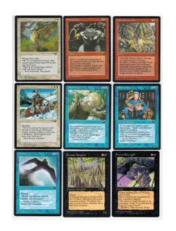 Magic The Gathering 9 Cards Alliances MTG Varie 1996 - Image 1