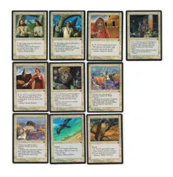 Magic The Gathering 10 Cards Homelands MTG Bianco 1995 - Image 1