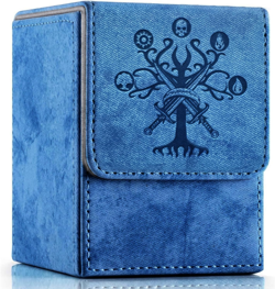 Deck Box for MTG MTG Deck Box Fits 110 Single Sleeved Commander Cards Trading - Image 1