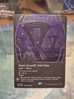 Susur Secundi, Void Altar GALAXY FOIL BORDERLESS VIEWPORT Edge of Eternities MTG - Image 1