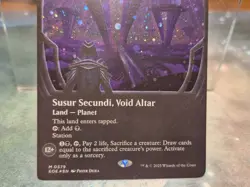Susur Secundi, Void Altar GALAXY FOIL BORDERLESS VIEWPORT Edge of Eternities MTG - Image 3