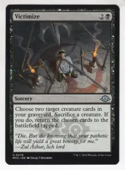 MTG Modern Horizons 3 Uncommon Card #278 Victimize - Image 1