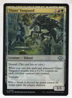 MTG Modern Horizons 3 Uncommon Card #206 Titans' Vanguard - Image 1