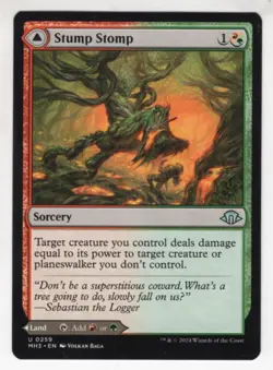 MTG Modern Horizons 3 Uncommon Card #259 Stump Stomp - Image 1