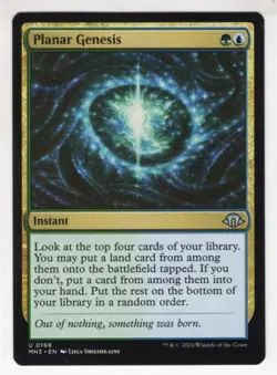 MTG Modern Horizons 3 Uncommon Card #198 Planar Genesis - Image 1