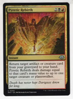 MTG Modern Horizons 3 Uncommon Card #200 Pyretic Rebirth - Image 1