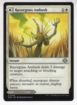 MTG Modern Horizons 3 Uncommon Card #238 Razorgrass Ambush - Image 1
