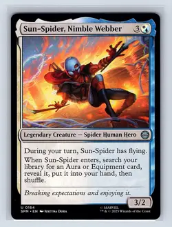 Sun-Spider, Nimble Webber #154 Regular Uncommon MTG 2025 Marvel's Spider-Man - Image 1
