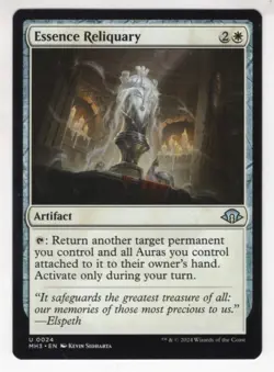 MTG Modern Horizons 3 Uncommon Card #24 Essence Reliquary - Image 1
