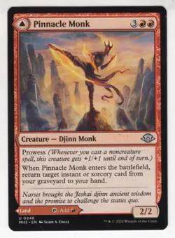 MTG Modern Horizons 3 Uncommon Card #246 Pinnacle Monk - Image 1