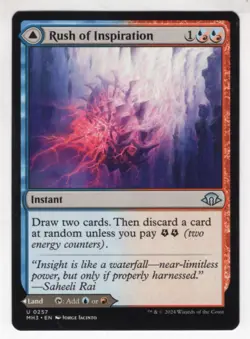 MTG Modern Horizons 3 Uncommon Card #257 Rush of Inspiration - Image 1