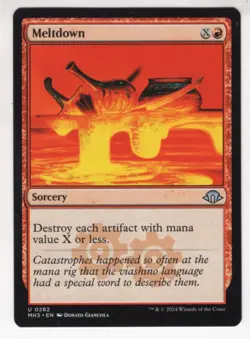 MTG Modern Horizons 3 Uncommon Card #282 Meltdown - Image 1