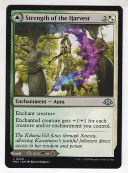 MTG Modern Horizons 3 Uncommon Card #258 Strength of the Harvest - Image 1