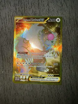 Bloodmoon Ursaluna EX 222/167 Twilight Masquerade Gold Hyper Rare Pokemon TCG... - Image 1