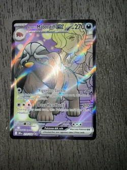 Arven's Mabosstiff ex 218/182 Pokemon TCG SV10: Destined Rivals Ultra Rare NM - Image 1