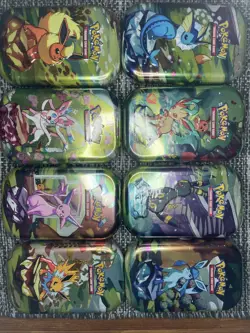 Pokemon TCG Prismatic Evolutions Lot Of 8 Sealed Mini Tins. Ships Fast! - Image 1