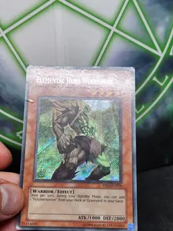 Yugioh Elemental Hero Woodsman PP02-EN004 Secret Rare MP - Image 3