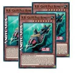 R.B. GA10 PILE BUNKER 3x • Super R • DOOD EN092 • 1Ed • Yugioh! • ANDYCARDS - Image 1