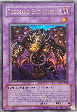 Thousand Eyes Restrict PSV-084 Ultra Rare YuGiOh TCG Card - Image 1